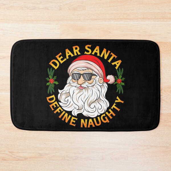 Item preview, Funny Christmas Santa Claus Define Naughty designed and sold by UniQueensShop.