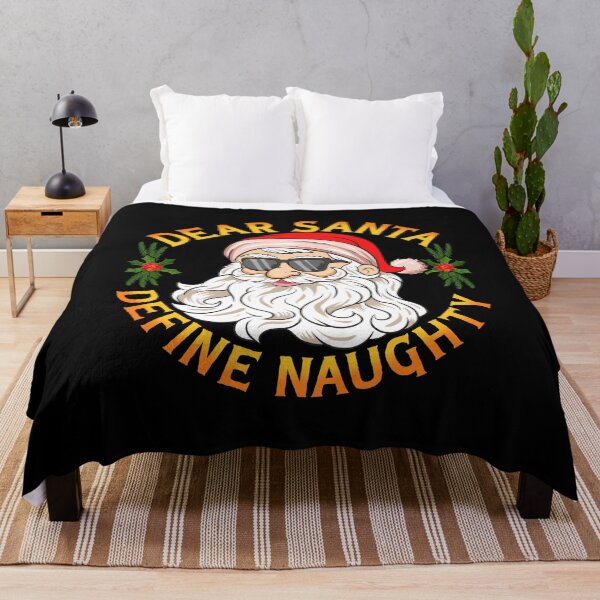 Item preview, Funny Christmas Santa Claus Define Naughty designed and sold by UniQueensShop.