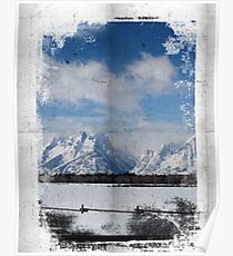 Wrinkle Tetons Poster