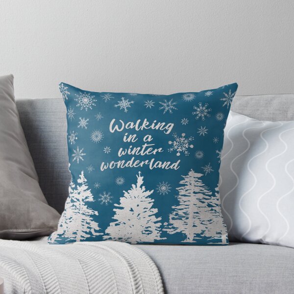 Item preview, Blue winter decor, Christmas song lyrics designed and sold by Emily Duvall.