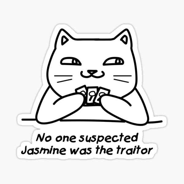 Jasmine the Hidden Traitor Sticker