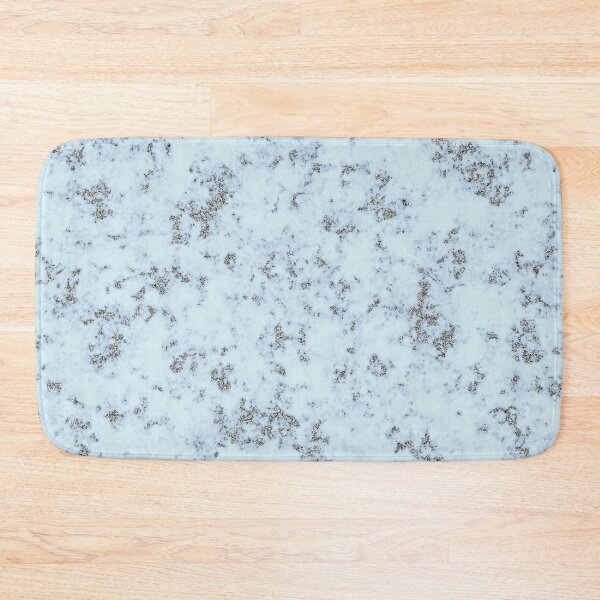 Item preview, Silver Glitter on Baby Blue Marble designed and sold by BloomCatB.