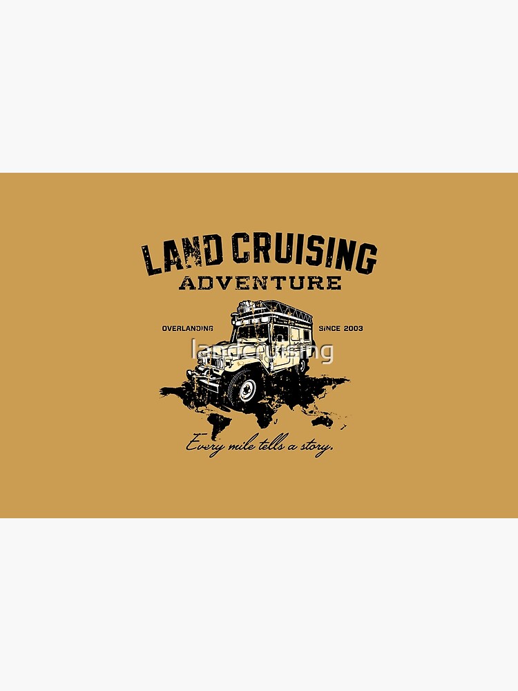 Every Mile Tells a Story - dark print by landcruising