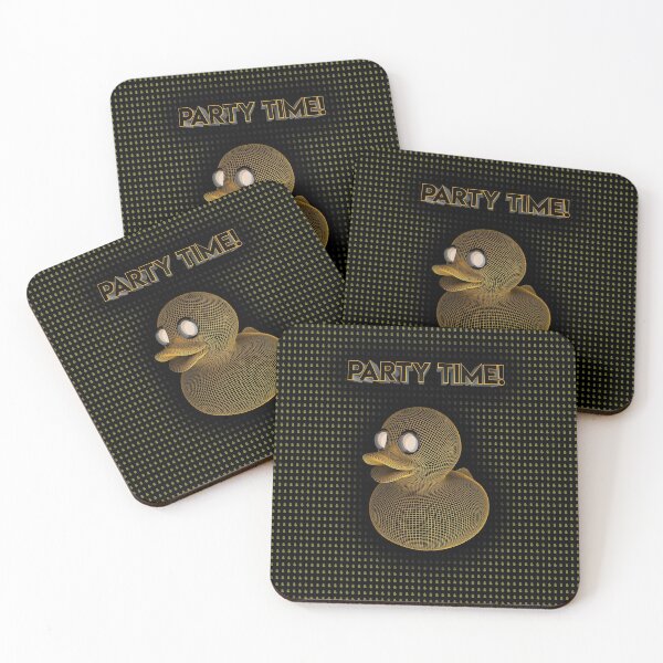 Artikelvorschau, OMNI ducky Partyzeit mit Muster entworfen und verkauft von GotVisuals.