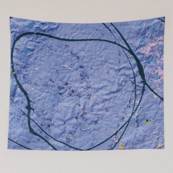 Aperçu de l'œuvre texture rugueuse indigo créée et vendue par BBS ART.