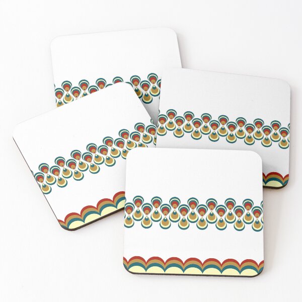 Item preview, Vintage duplo paon on white designed and sold by Yamy Morrell Art and Design.