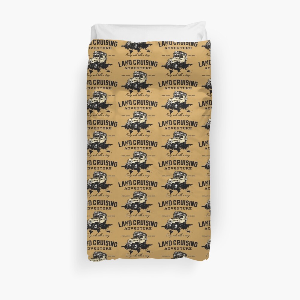Every Mile Tells a Story - dark print Duvet Cover
