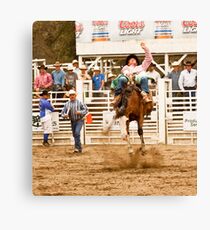 Rodeo - Bucking Bronco Canvas Print