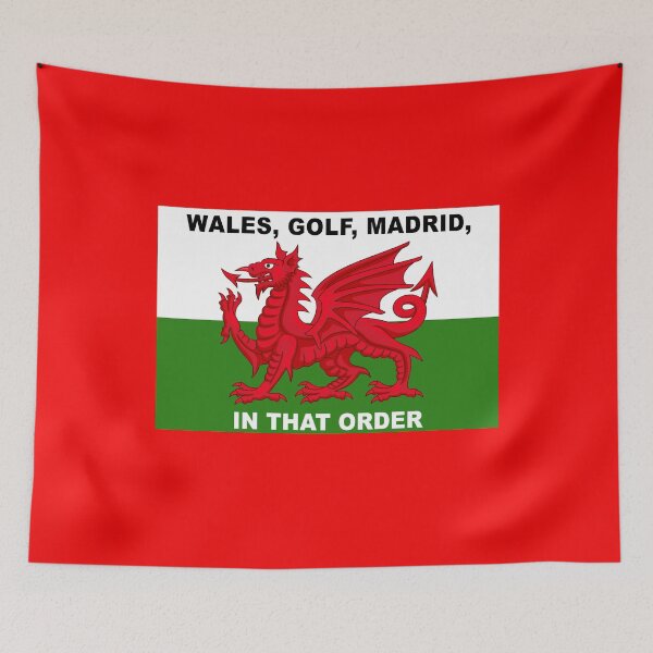 Item preview, WALES GOLF MADRID TShirt Gareth Bale designed and sold by RandomWeird.