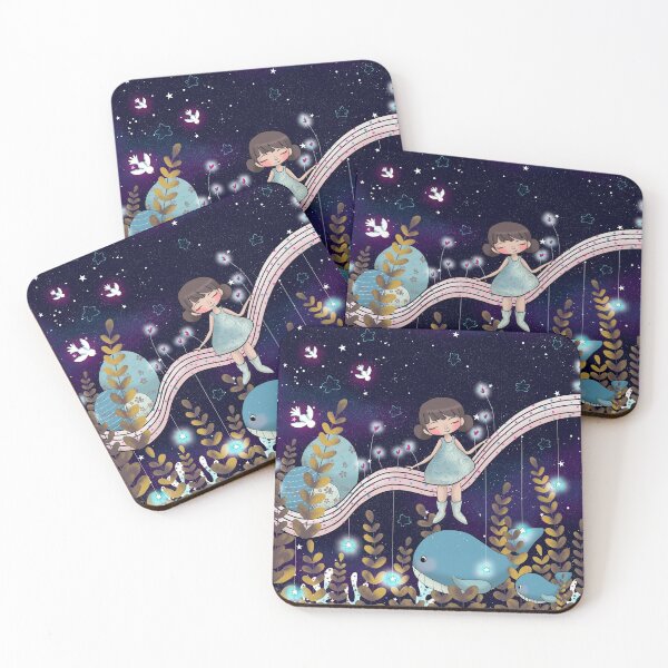 Item preview, dream with whales and birds designed and sold by fanny offre.