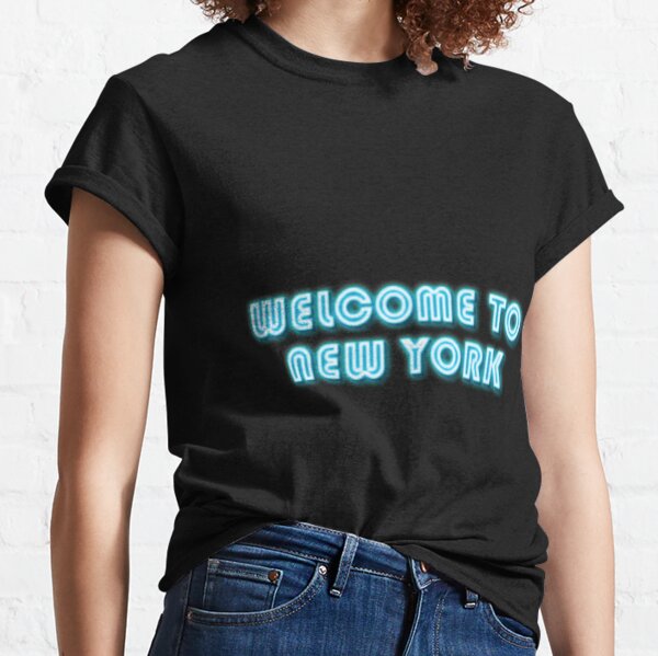 Welcome to New York Oversized Tee - White