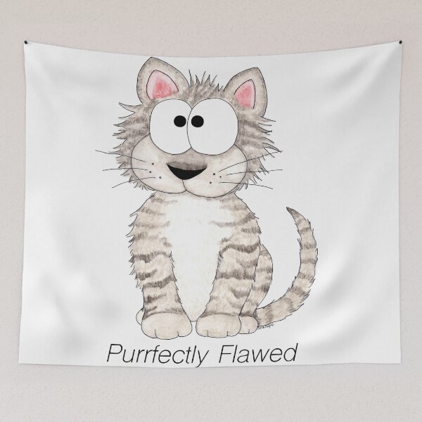 Item preview, Cat Purrfectly Flawed designed and sold by Belknap.