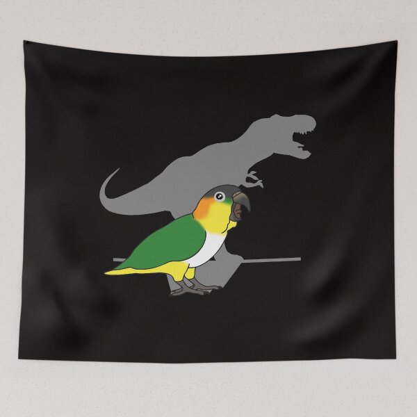 Item preview,  t-rex black headed caique designed and sold by FandomizedRose.