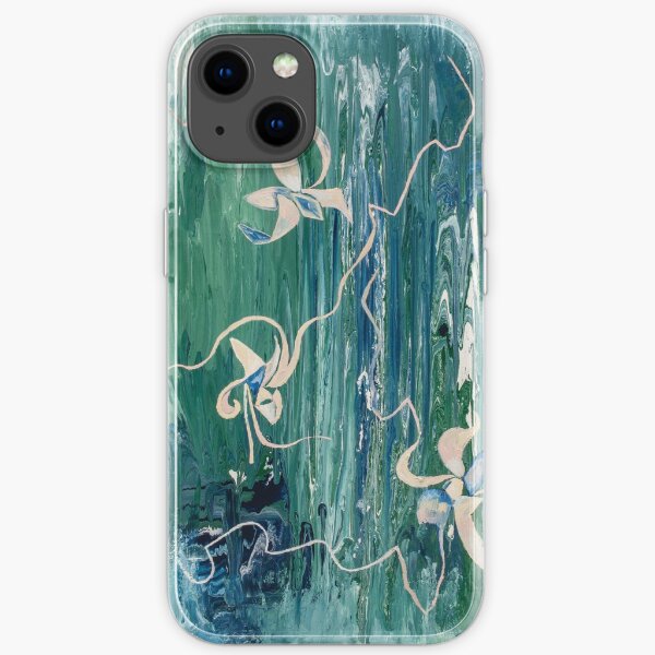 abstract water surface iPhone Soft Case