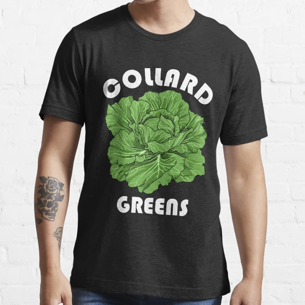 Collard Greens Nutrition Facts Vegatables Thanksgiving Essential T Shirt for Sale by DSWShirts Redbubble
