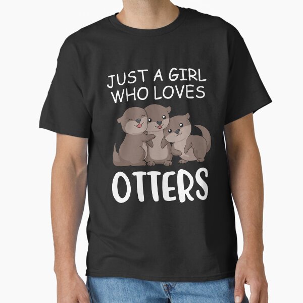Artikel-Vorschau von Süße Otter Frauen Meer Nur ein Mädchen, das Otter liebt, designt und verkauft von DSWShirts.