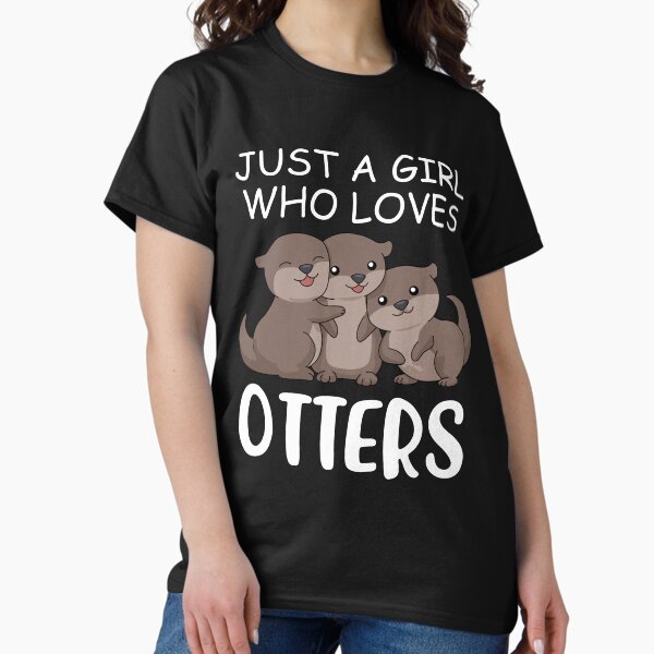 Artikel-Vorschau von Süße Otter Frauen Meer Nur ein Mädchen, das Otter liebt, designt und verkauft von DSWShirts.