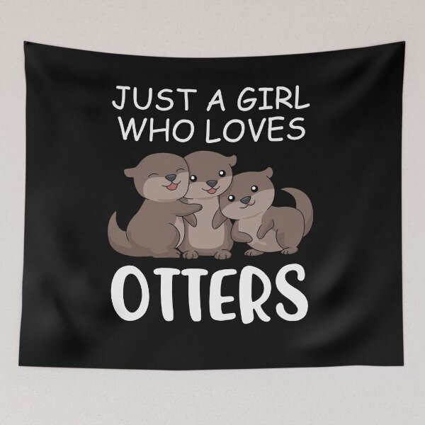 Item preview, Cute Otter Women Sea Just A Girl Who Loves Otters designed and sold by DSWShirts.