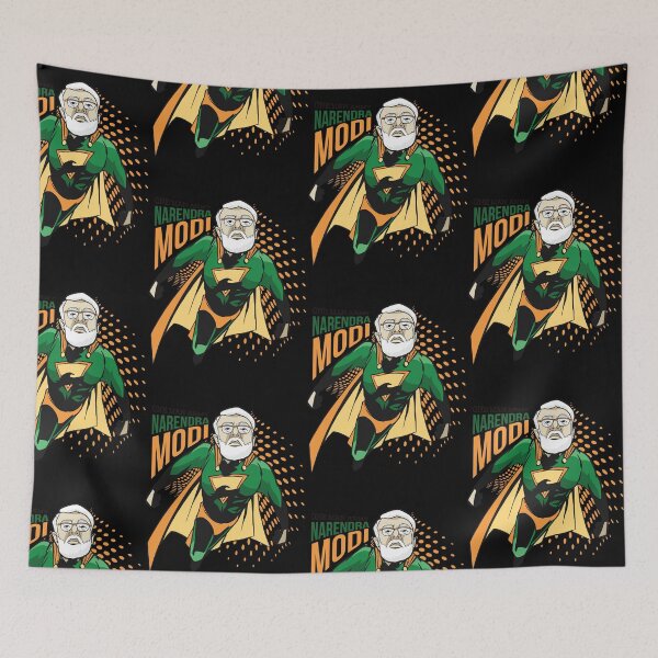Item preview, narendra modi superhero  designed and sold by pirminio.