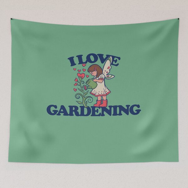 Aperçu de l'œuvre I love gardening créée et vendue par FrictionMaxxing.