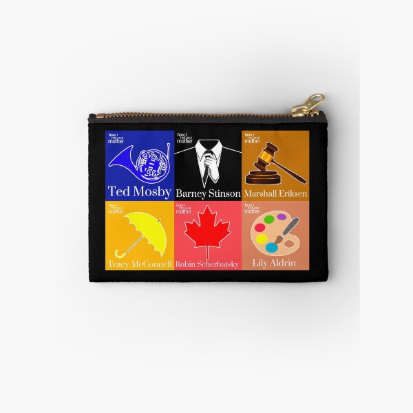 Item preview, How I Met Your Mother - Characters Logos Collage PrintArt designed and sold by Della97.