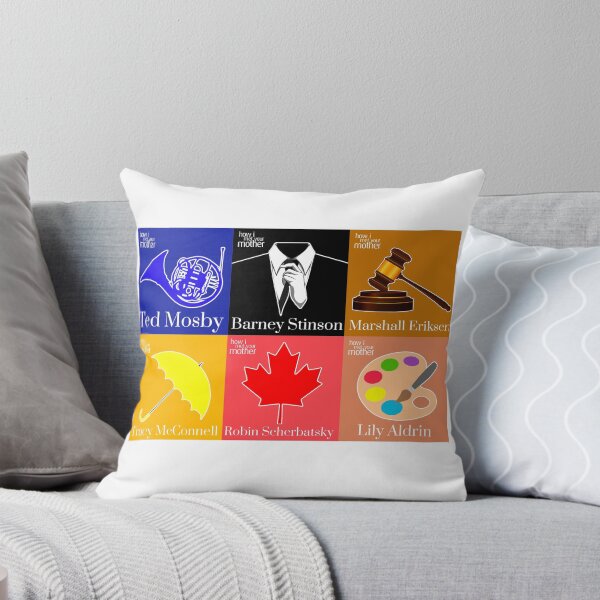 Item preview, How I Met Your Mother - Characters Logos Collage PrintArt designed and sold by Della97.