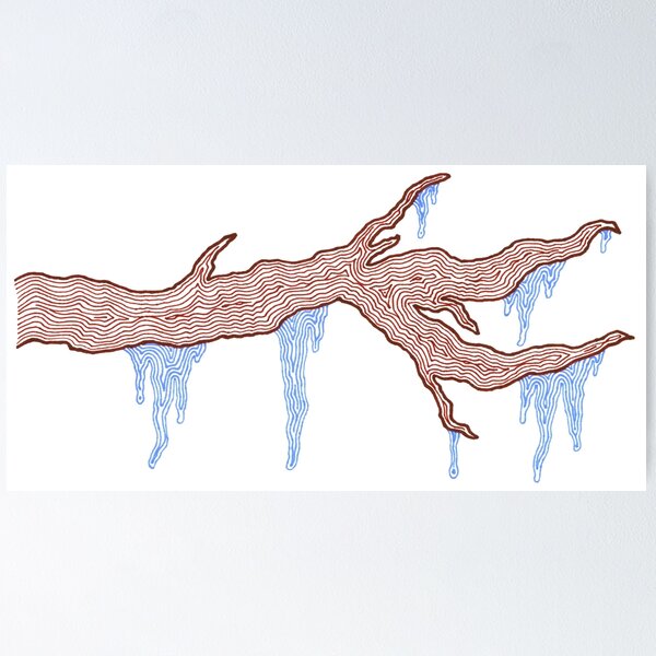 Item preview, Tree Branch with Icicles designed and sold by Calen  Picard-Carroll.