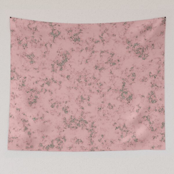 Item preview, Silver Glitter on Pastel Pink Marble designed and sold by BloomCatB.
