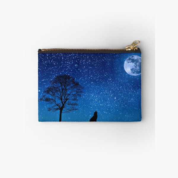Item preview, Wolf Howling at the Moon, Wolf Moon Night Sky Stars designed and sold by BetterDesigns4U.