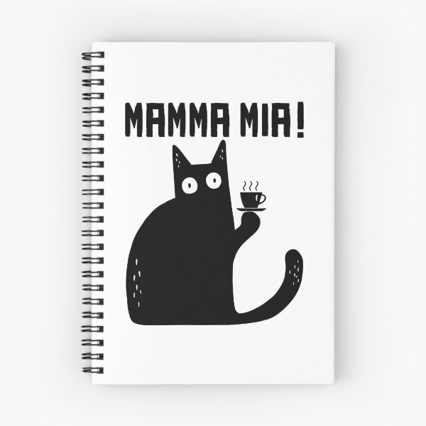 Item preview, funny cat – Meowrio, the Italian cat – Mamma mia! designed and sold by LiveForever.