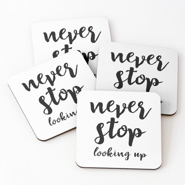 Item preview, Never Stop Looking Up Sticker designed and sold by ZachTheDesigner.