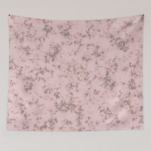 Item preview, Silver Glitter on Baby Pink Marble designed and sold by BloomCatB.