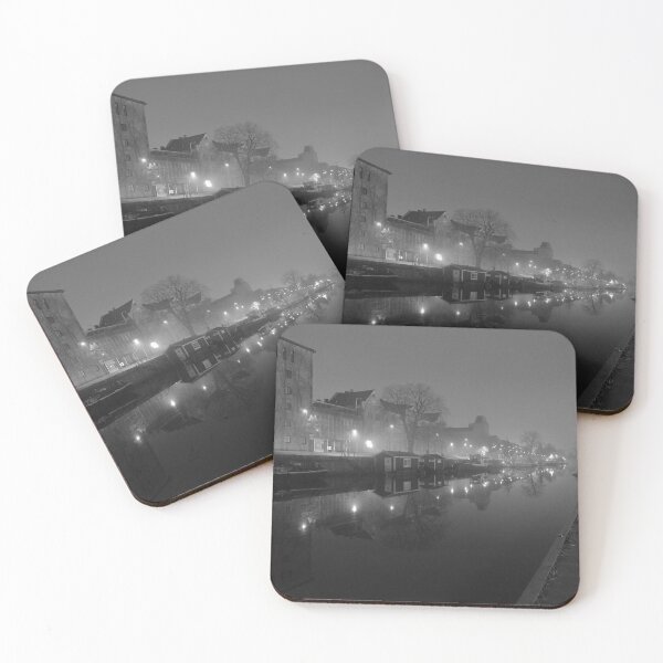 Item preview, Uppsala Fyrisån river black and white designed and sold by BnW-Vision.