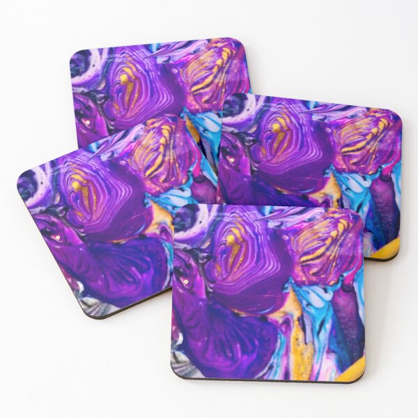 Item preview, Purple, White, Black, Gold, Blue and Pink designed and sold by Jenea71.