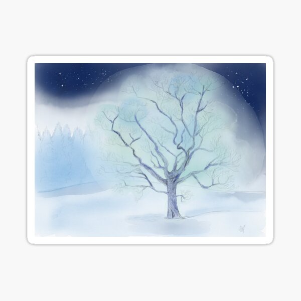 Item preview, Winter tree designed and sold by Olivia V. Ambrogio.