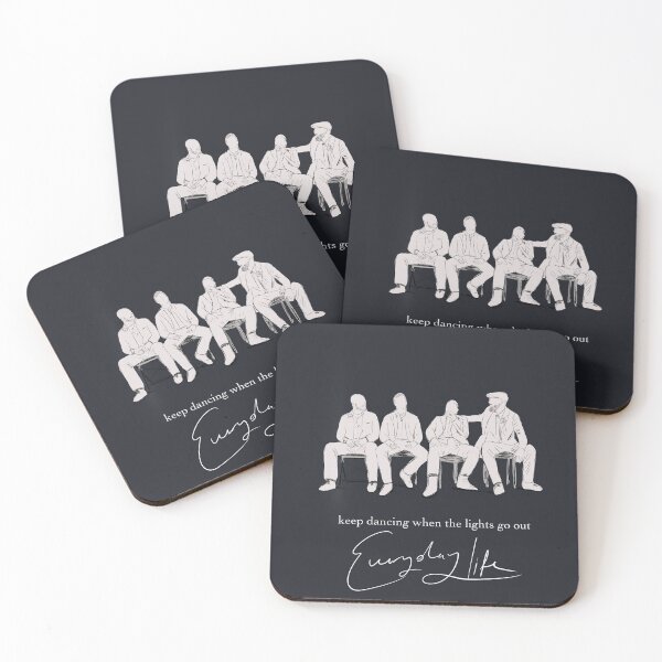 Coldplay everyday life art Coasters (Set of 4)