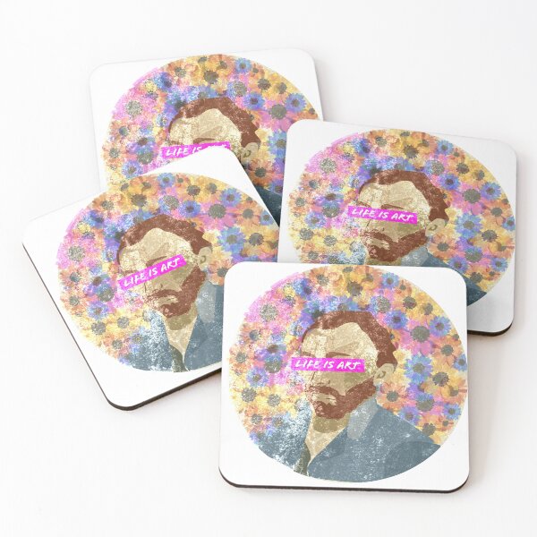 Item preview, Distressed Van Gogh Sticker designed and sold by hanluvspizza.