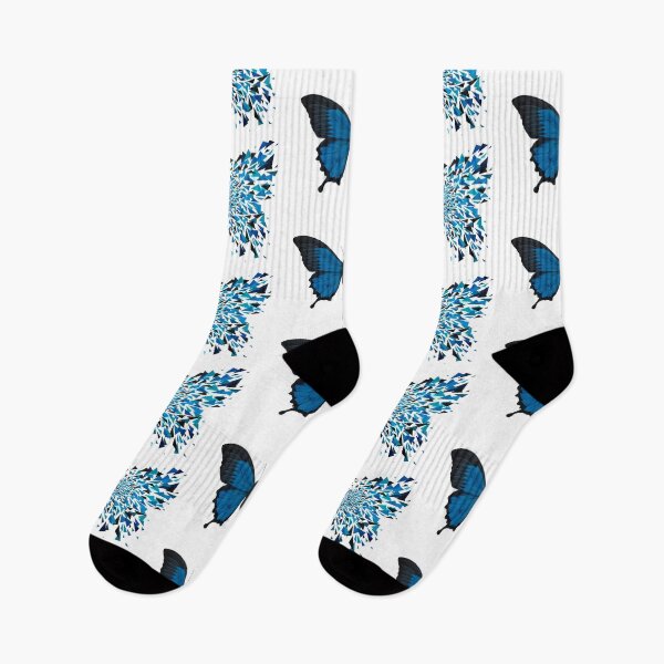 Item preview, Blue butterfly geometric explosion designed and sold by artetbe.
