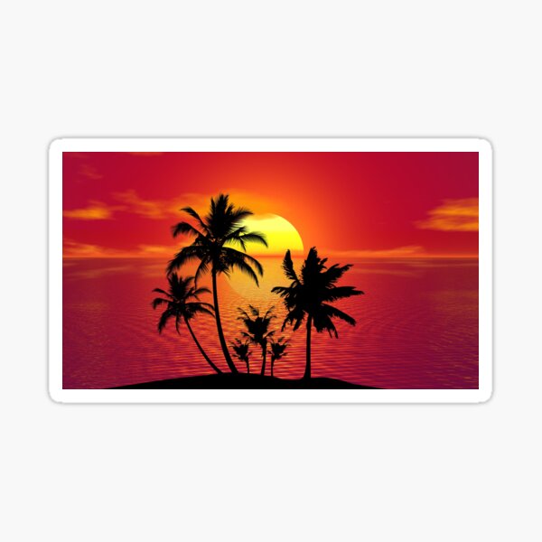 Item preview, Tropical Summer Beach Sunset designed and sold by BetterDesigns4U.