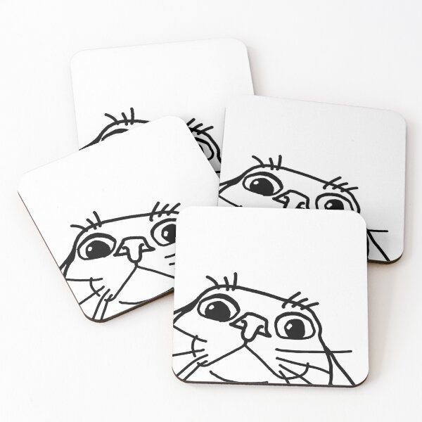 Item preview, Cute curious cat closeup! designed and sold by Magnetofossil.