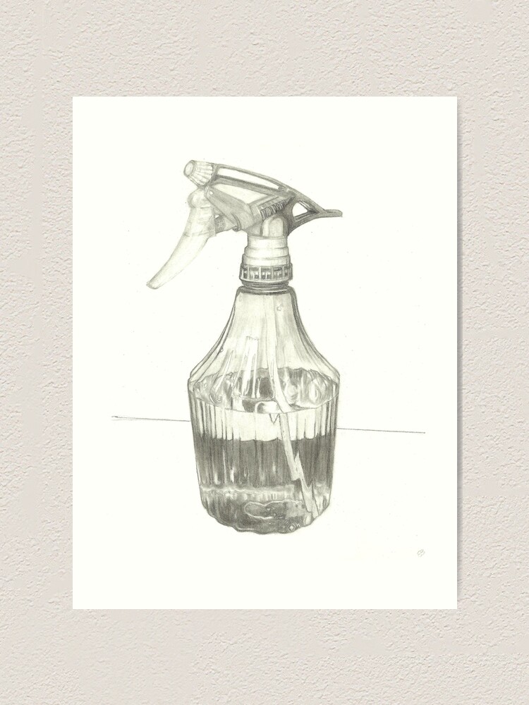 easy spray bottle drawing