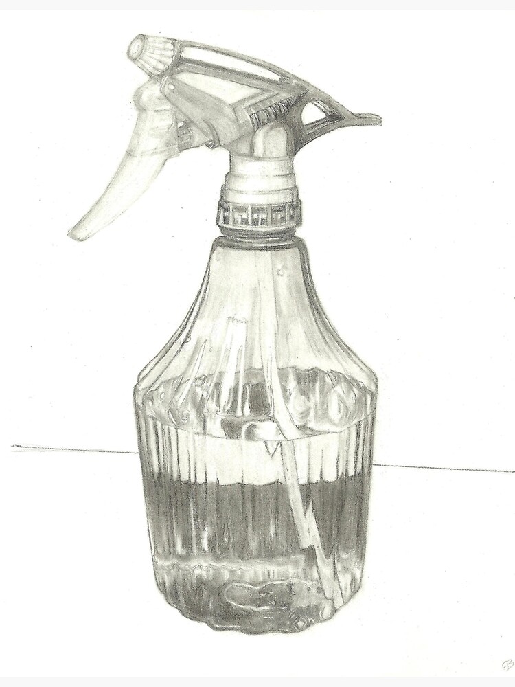 Spray Bottle Drawing Art Print By Rosalindb Redbubble redbubble