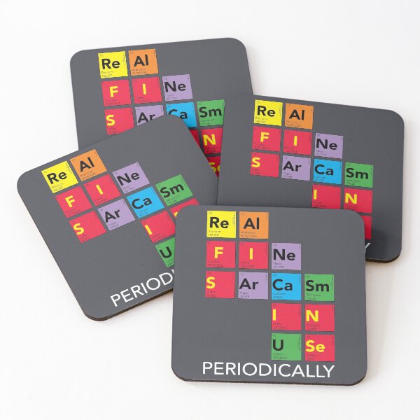 Item preview, Real Fine Sarcasm Periodic Table T-shirt Design designed and sold by StuffInBetween.