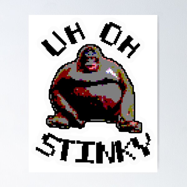 uh oh stinky meme monkey - le monke / world war 1 scene - Uh Oh Stinky -  Posters and Art Prints