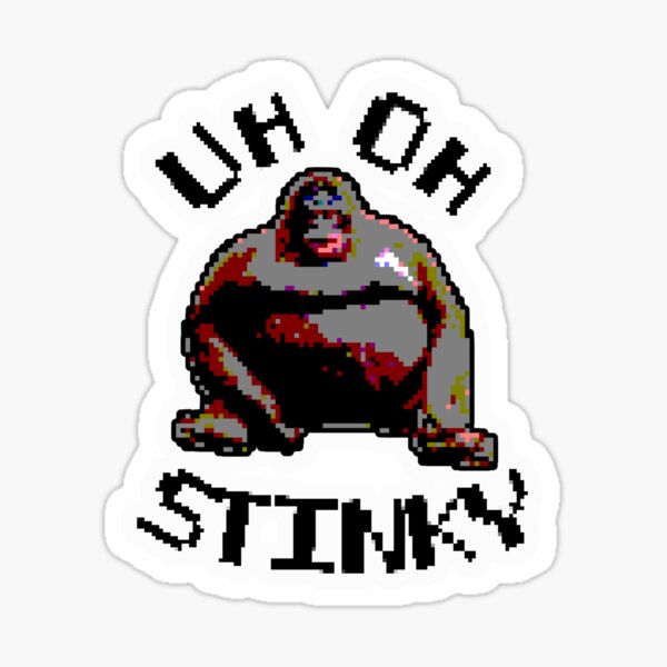 uh oh stinky poopy monkey face Art Board Print for Sale by LAST WEEK'S  STOLEN AESTHETICS