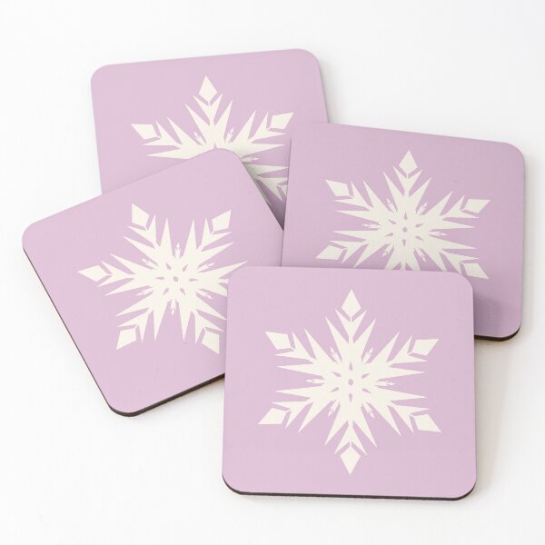 Item preview, Snowflake Square - Purple designed and sold by gabriellejean.