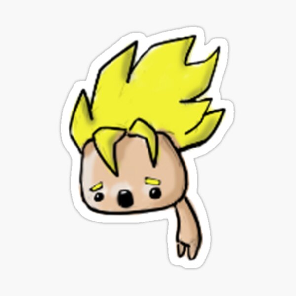 Flaccid Goku Sticker