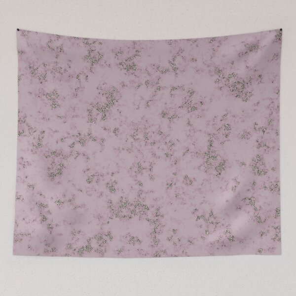 Item preview, Silver Glitter on Lavender-Pink Marble designed and sold by BloomCatB.