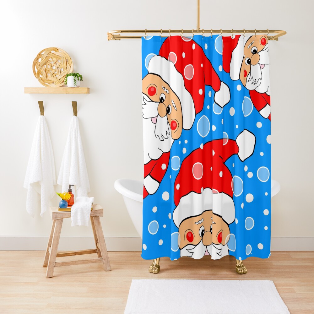 santa shower cap