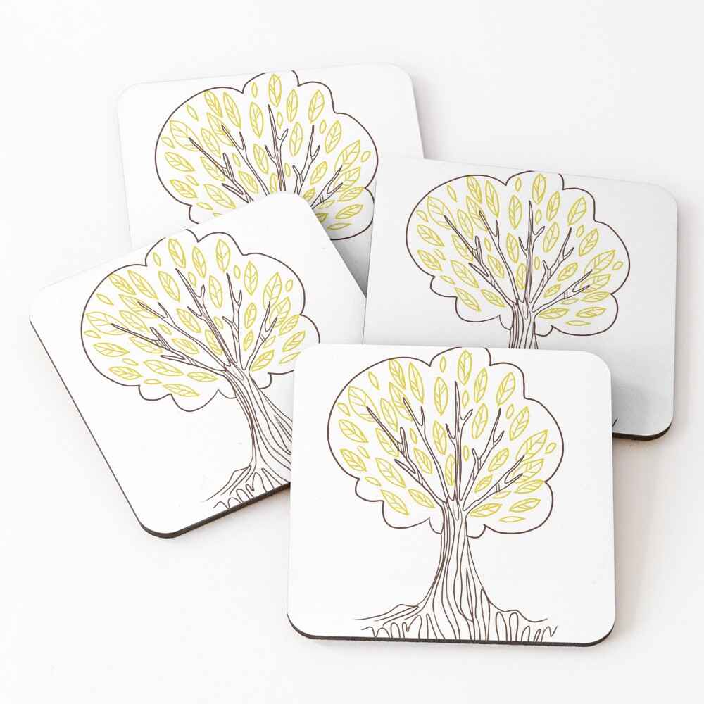 Item preview, Coasters (Set of 4) designed and sold by Linoulune.